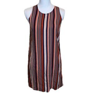 APRICOT Sheath Dress Striped Back Zipper NWT